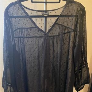 New Direction Black Blouse XL